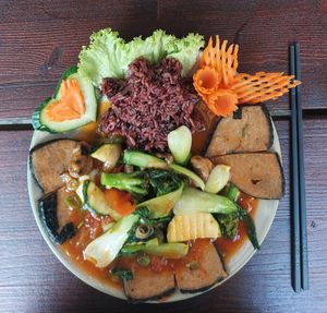 Ein außergewöhnliches Geschmackserlebnis ist das Fischgericht at Vegan Bar in Schwerin