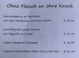 Spaghetti nicht getestet, Curry lame at Marsch & Meer in Sankt Peter-ording