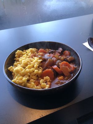 Dinkelspätzle at Nina‘s Deli in Dreieich