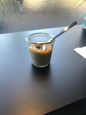 Mango-passionfruit pudding at Nina‘s Deli in Dreieich