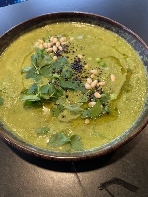 Green Erbsen Soup  at Nina‘s Deli in Dreieich
