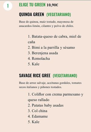 Carta at New York Burger in Madrid