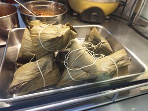 Dumplings at Vegetarian 85 in Central Singapore