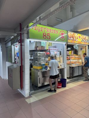 Stall   at Vegetarian 85 in Central Singapore