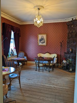 Inside of the cafe at Gaggeska Garden in Vasteras