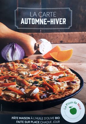 Winter menu - Cover at La Pizza De Nico in Bitche