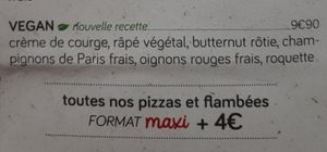 Winter menu 2 at La Pizza De Nico in Bitche