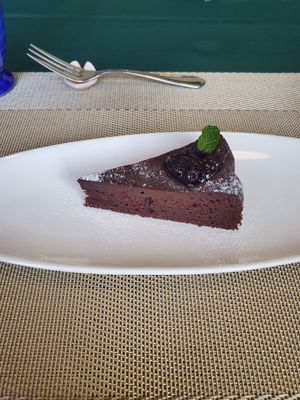 Chocolate Cake at Oribio in Osaka