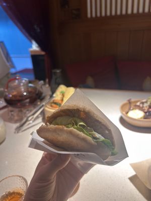 Veg meat sandwich   at Yi Ye Yi Shijie - 一叶一世界 in Shenzhen