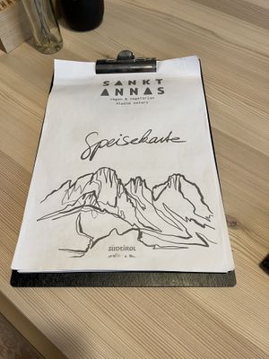 Speisekarte  at Sankt Annas - Augustenstraße  in Munich