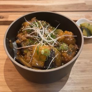 Vegan don  at Shokudo in Utrecht