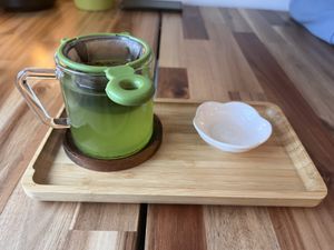 Matcha teaa  at Shokudo in Utrecht