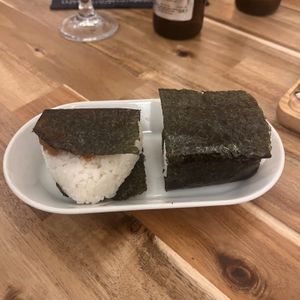 Miso onigiri  at Shokudo in Utrecht
