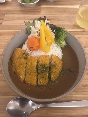 Katzu curry vegan  at Shokudo in Utrecht