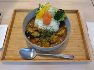 Aubergine curry at Shokudo in Utrecht