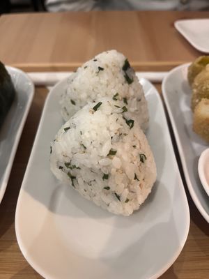 Goma wakame onigiri  at Shokudo in Utrecht