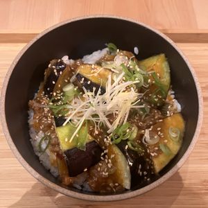 Eggplant don  at Shokudo in Utrecht