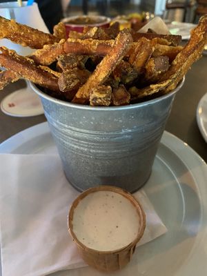Sweet potato fries at Cine Café in Vlissingen