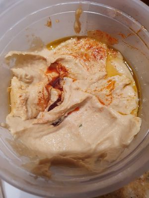 Hummus at Zoës Kitchen in Lake Mary