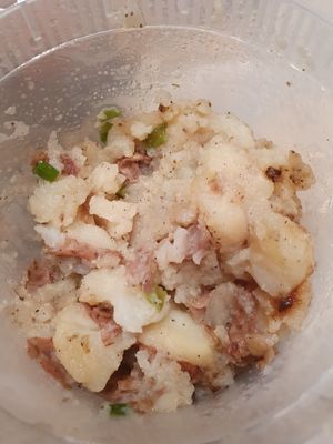 Grilled potato salad at Zoës Kitchen in Lake Mary