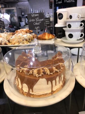 Biscoff cake at The Terrace Eatery in Kingston Upon Thames