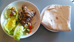 Sem carne salada at Manchester Jewish Museum in Manchester