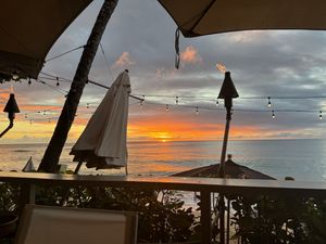 The view!! #Veganuary at Sea Shed in Speightstown