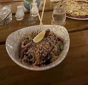 Veg pad Thai   at Sea Shed in Speightstown