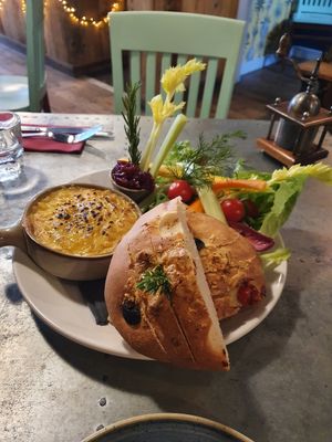 Yummy starter to share. #Veganuary at Morgan and Watson  in South East London