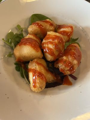 battered cauliflower  at Morgan and Watson  in South East London