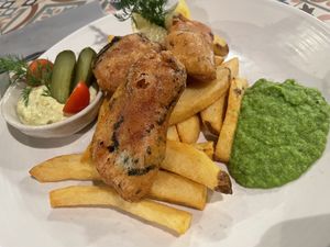 Tofu and Chips 🤤   at Morgan and Watson  in South East London