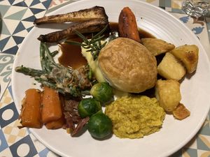 Christmas menu  at Morgan and Watson  in South East London