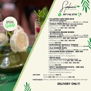  at Symbiosis Plant-based Eats in Paramaribo