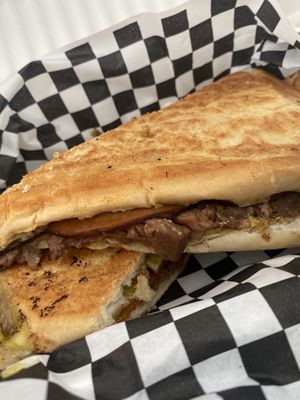 Vegetarian sandwich   at Cubanos On Wheels in Des Moines