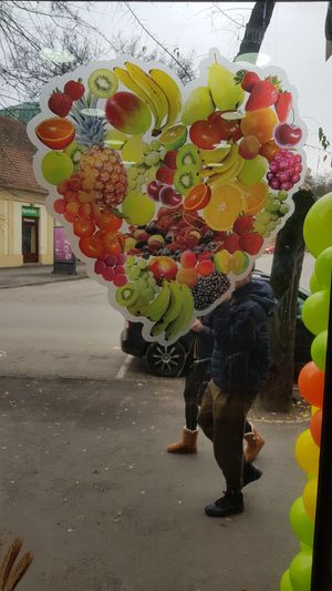 Window at Veganica in Subotica