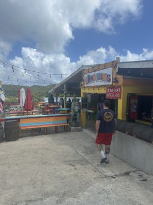 Outside  at Shambles in St John