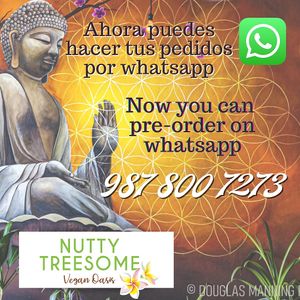 we take preorders on whatsapp
987 800 7273 at BOTICA BISTRO - Nutty Treesome in Playa Del Carmen