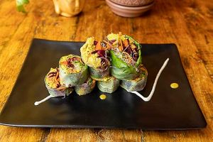 Roll of life at BOTICA BISTRO - Nutty Treesome in Playa Del Carmen