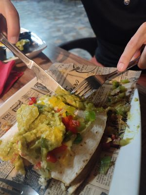 Heura quesadilla at El Purgatorio in Cartagena