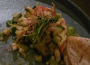 Mushroom poke at The Banyan Tree in Lahaina