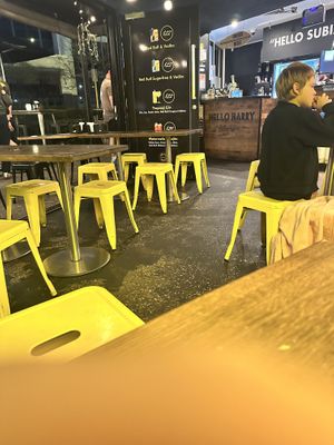 Chilly on a cold nightt  at Hello Harry in Subiaco