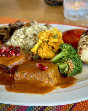 Tofu Kabob  at Turquoise in Redondo Beach