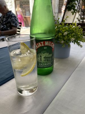 Sparkling water - Pescaria Decaderon, Kotor  at Pescaria Dekaderon in Kotor
