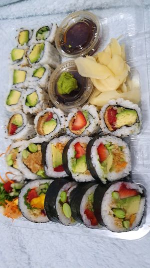 Strawberry sushi? at Aiko Sushi in Montreal