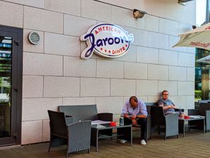 Outside of Jaroon's American Diner at Jaroon's American Diner in Karlsruhe