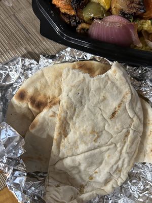 Pita was perfect   at Cilantro New Mediterranean in Philadelphia