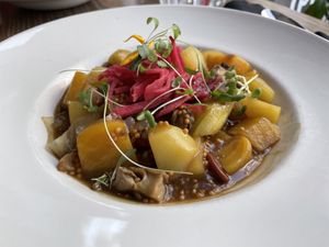 Pot au feu  at Bistro Hortus in Quebec
