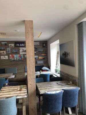 Pictured is the indoor seating  at Heimathafen am Steinhuder Meer in Wunstorf