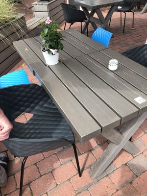 Pictured is the outdoor seating  at Heimathafen am Steinhuder Meer in Wunstorf