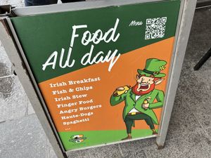 sign  at Kelly's Irish Pub in Antwerpen